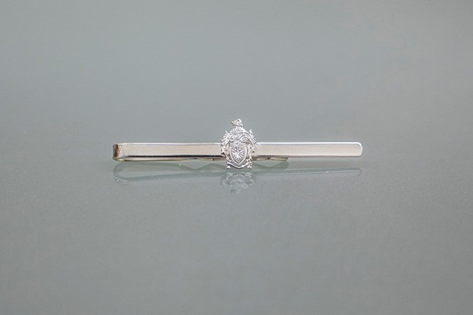 Tie Slide Silver Crest